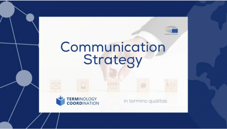 Communication Stragety Communication strategy – Terminology Network